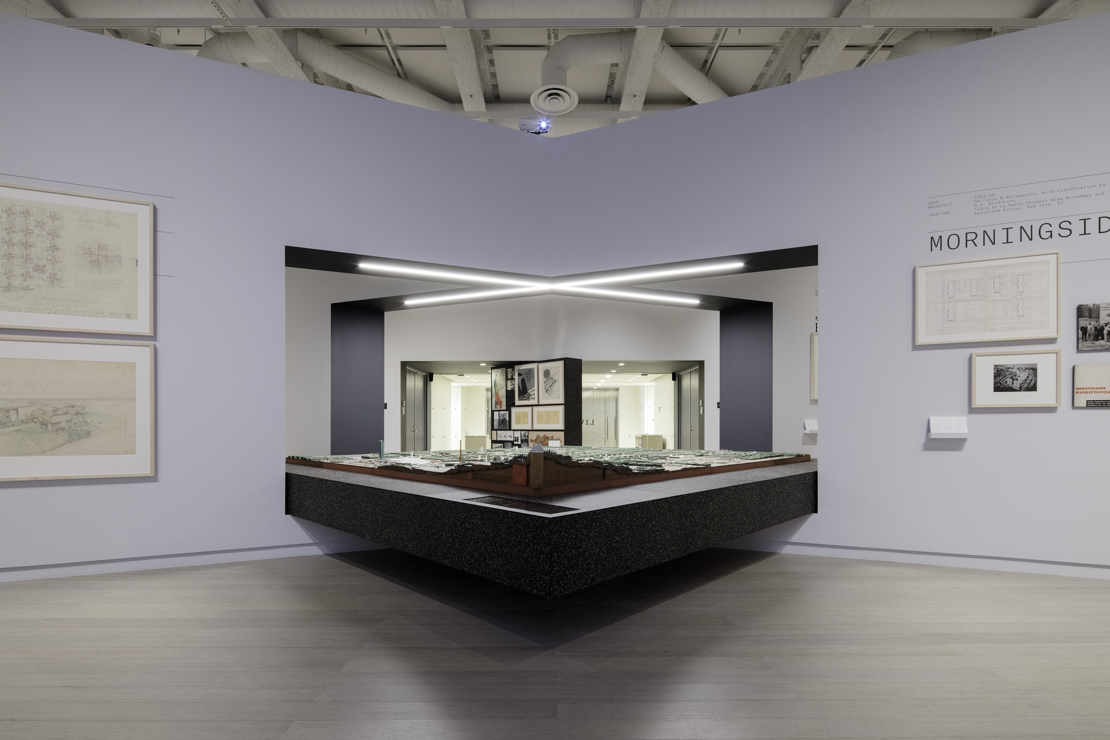 Living in America Exhibition Install, Photo by Naho Kubota