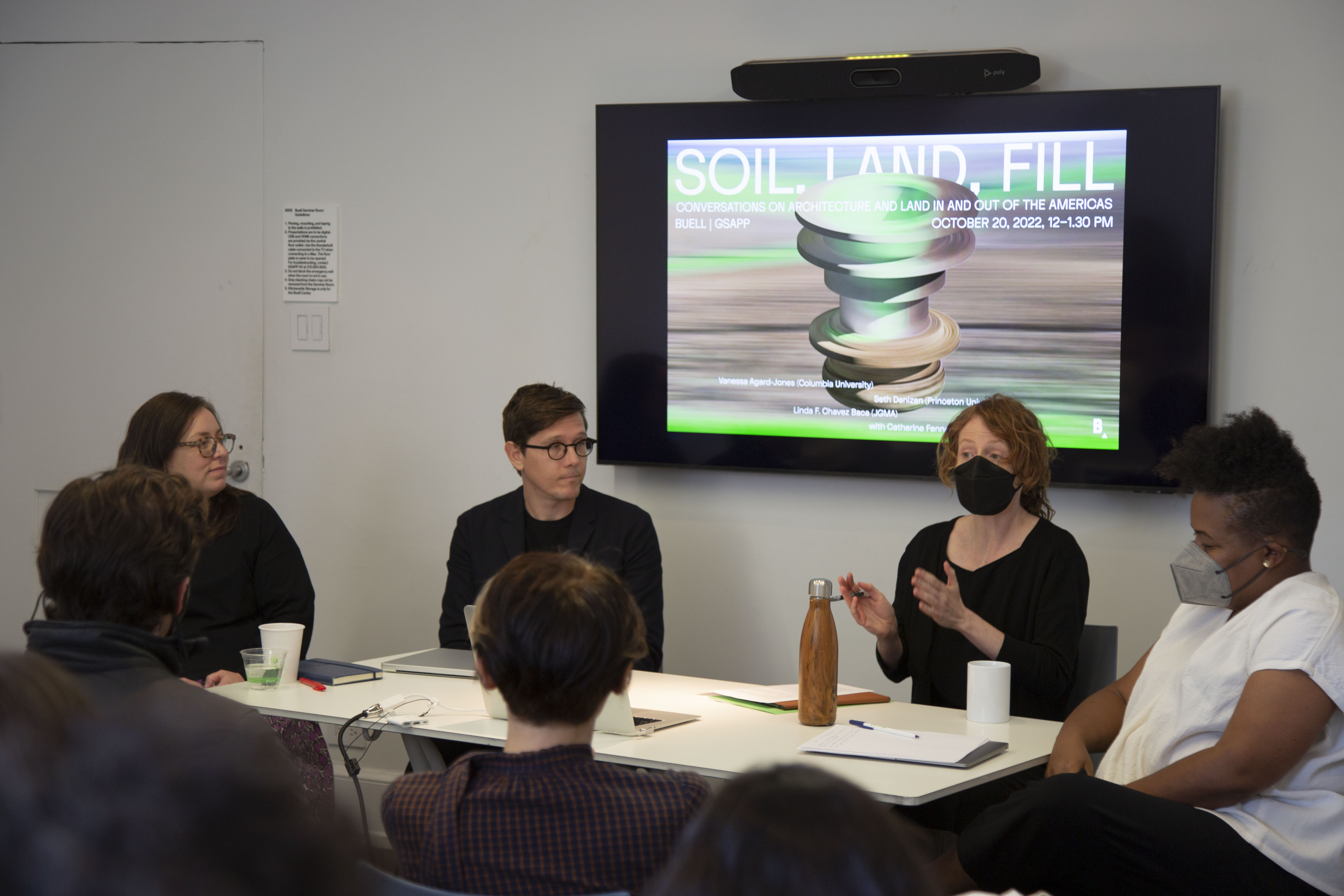 Catherine Fennell leads a discussion